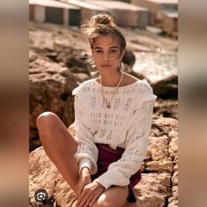 NWT Sezane Aleyna Knit Sweater Medium